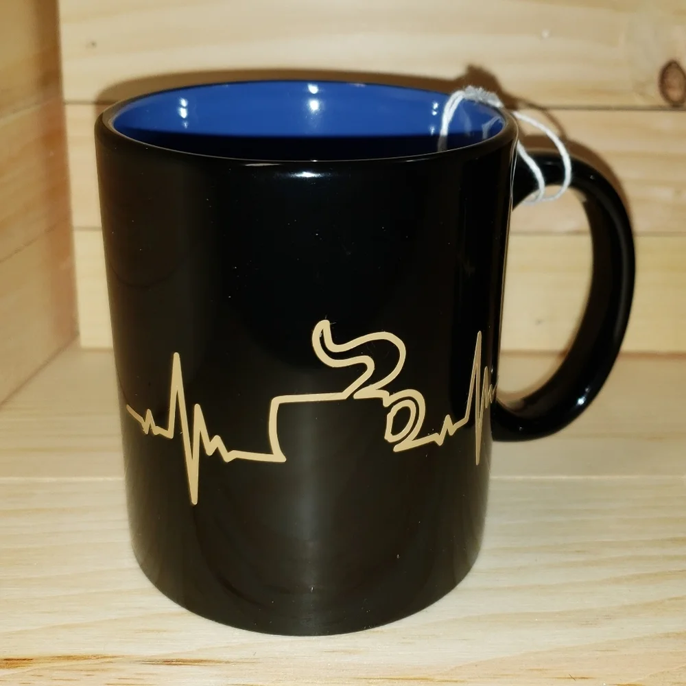 Coffee Heartbeat Coffee Mugs